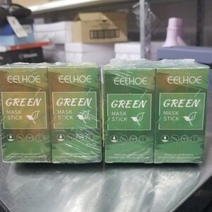 EELHOE Green Tea Purifying Clay Mask Stick Facial Deep Cleansing - 4 Pack